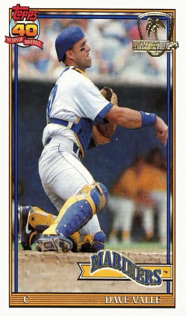 1991 Topps Baseball Dave Valle #178 PSA 10