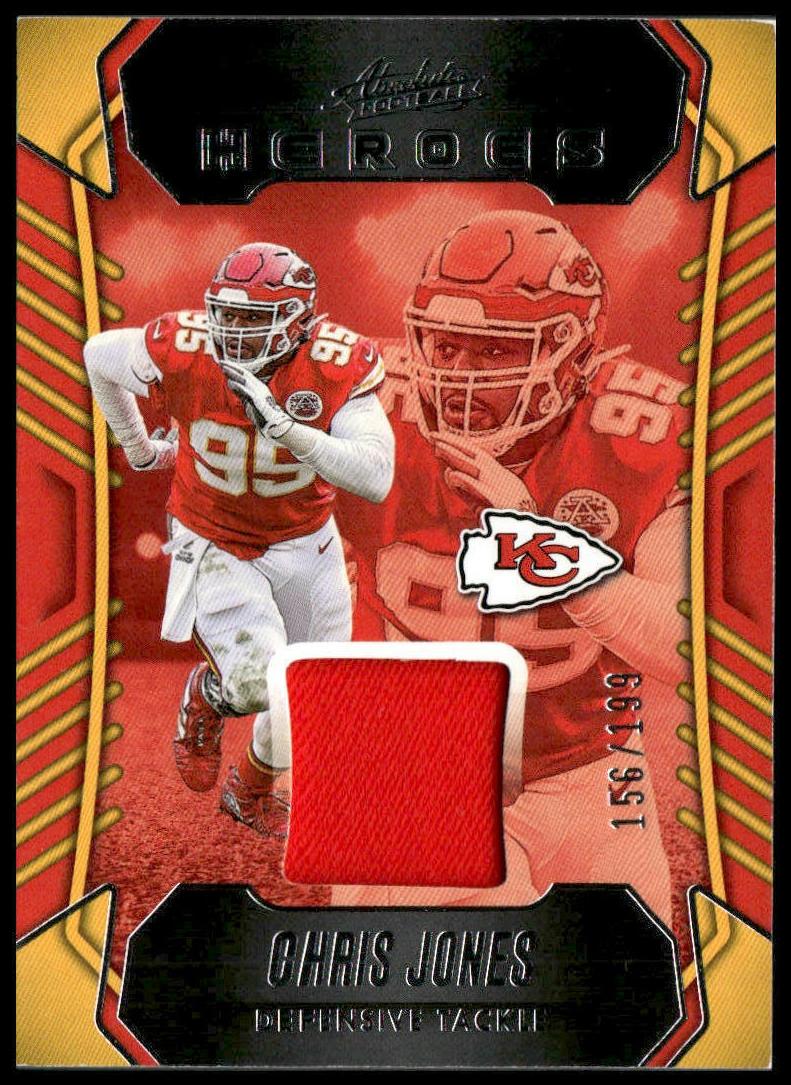 2023 Panini Absolute Football Chris Jones #AH-22