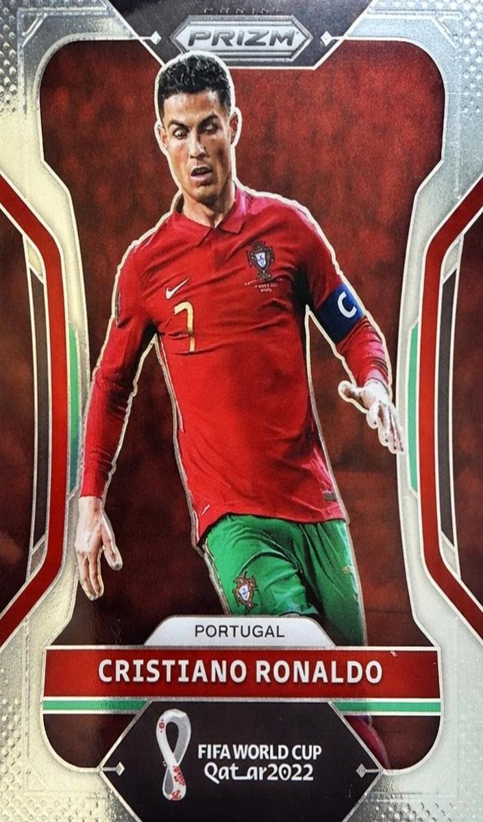 2022 Panini Prizm FIFA World Cup Qatar Soccer Silver Cristiano Ronaldo #175