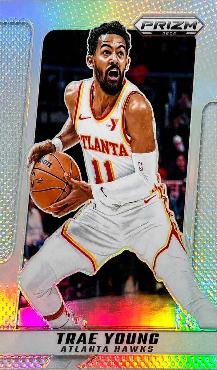 2024 Panini Prizm Deca Basketball Silver Trae Young #26