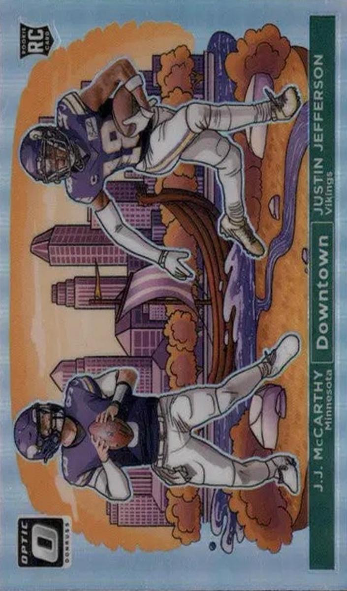 2024 Donruss Optic Football J.J. McCarthy #9 PSA 10