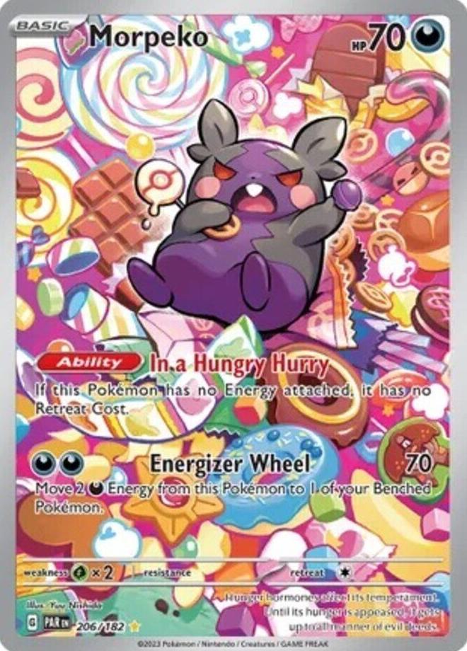 2023 Pokemon Scarlet & Violet Paradox Rift Morpeko #206 PSA 10