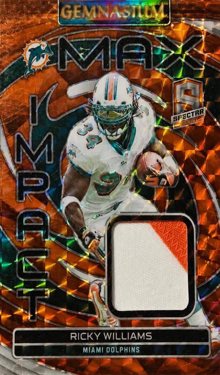 2023 Panini Spectra Football Neon Orange Ricky Williams #MI-RWI PSA 9