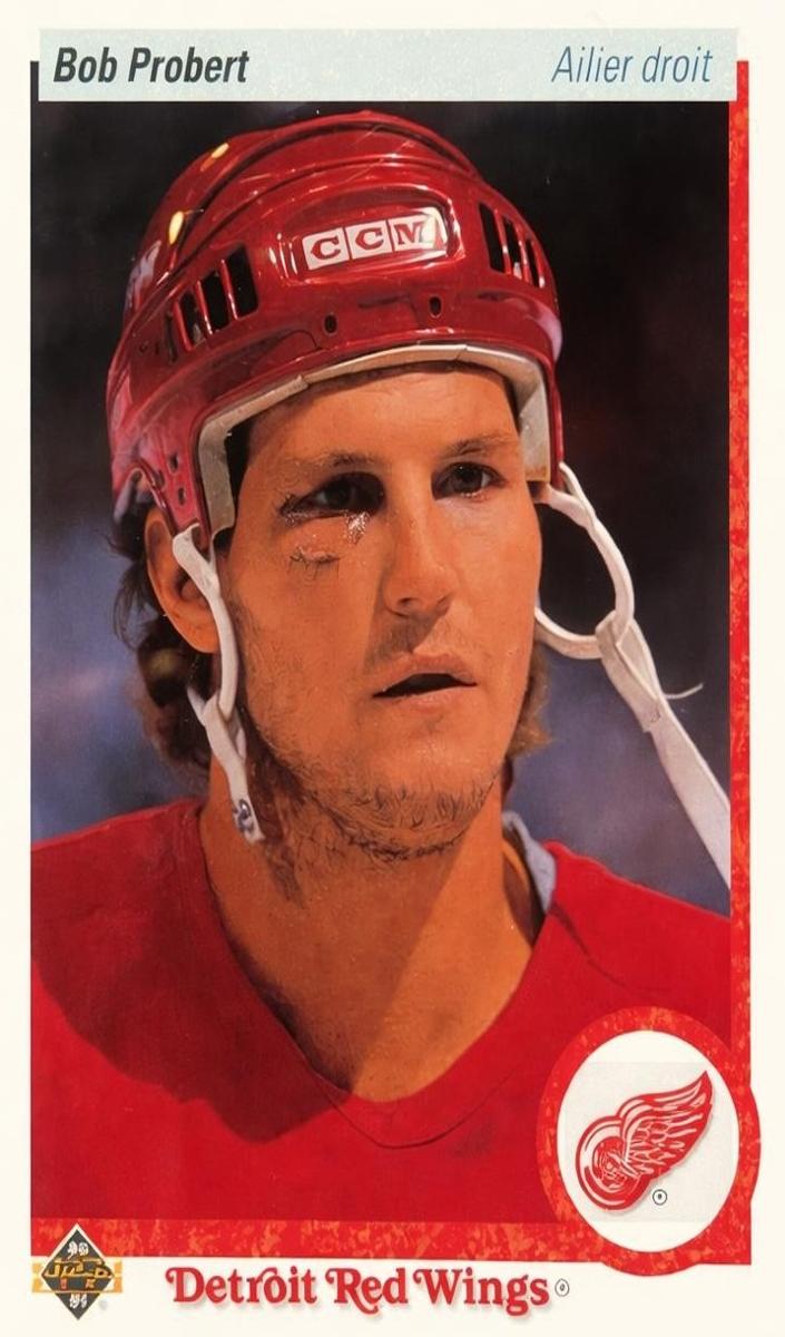 1990 Upper Deck Hockey Bob Probert #448 BGS 9.5