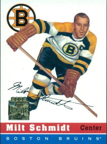 1954 Topps Hockey Milt Schmidt #60
