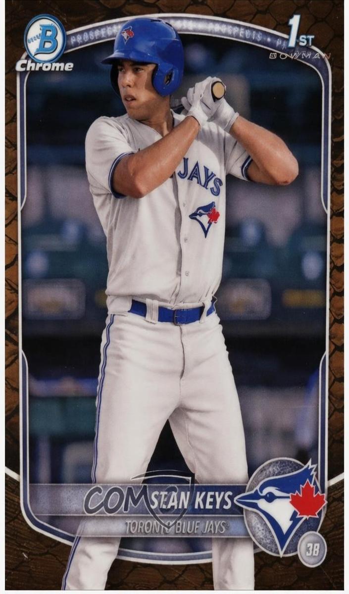 2025 Bowman Chrome Prospects Baseball Reptilian Refractor Sean Keys #BCP-89