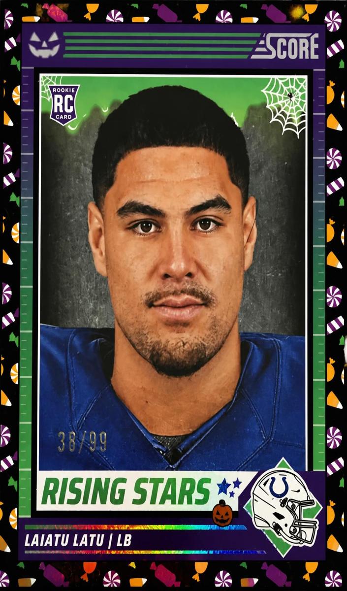 2024 Panini Score-a-Treat Football Trick or Treat Laiatu Latu #35