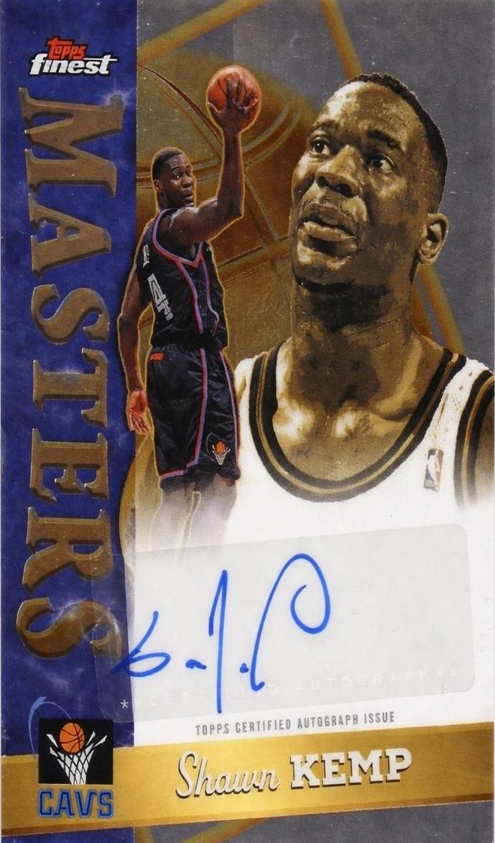 2025 Topps Finest Basketball Shawn Kemp #MA-SK