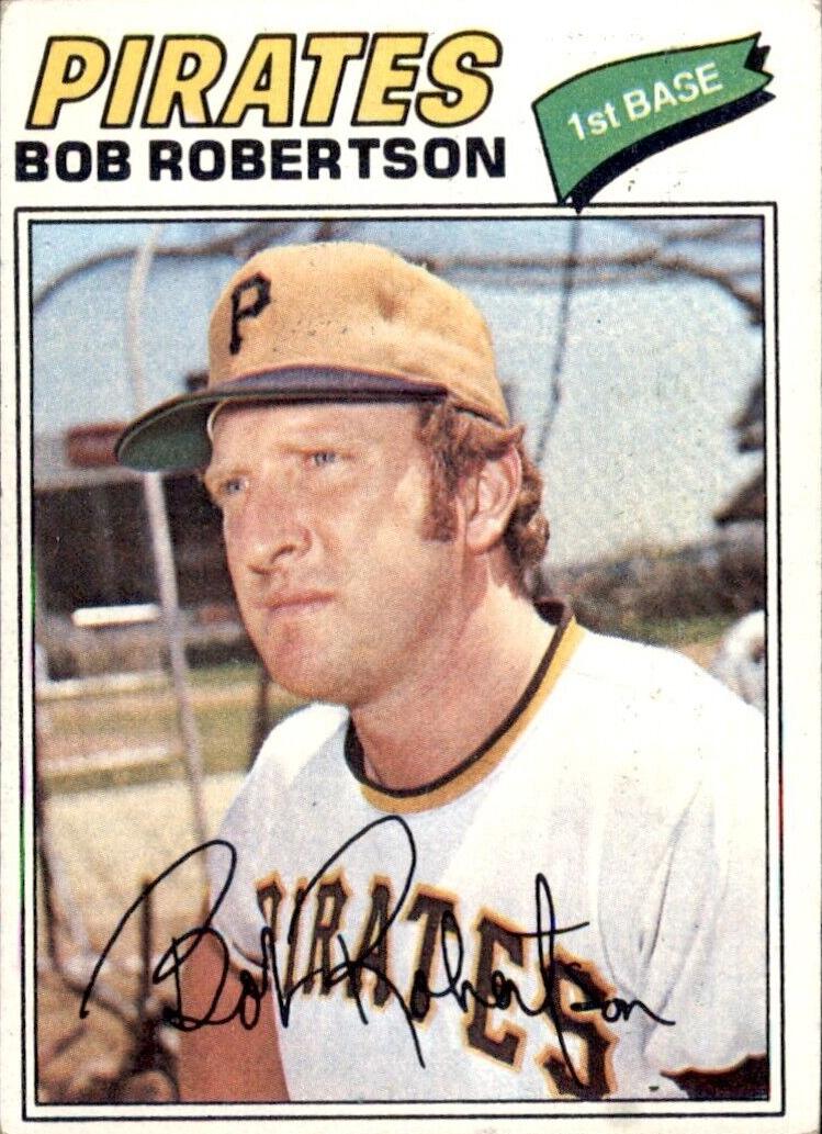 1977 Topps Baseball Bob Robertson #176 PSA 9
