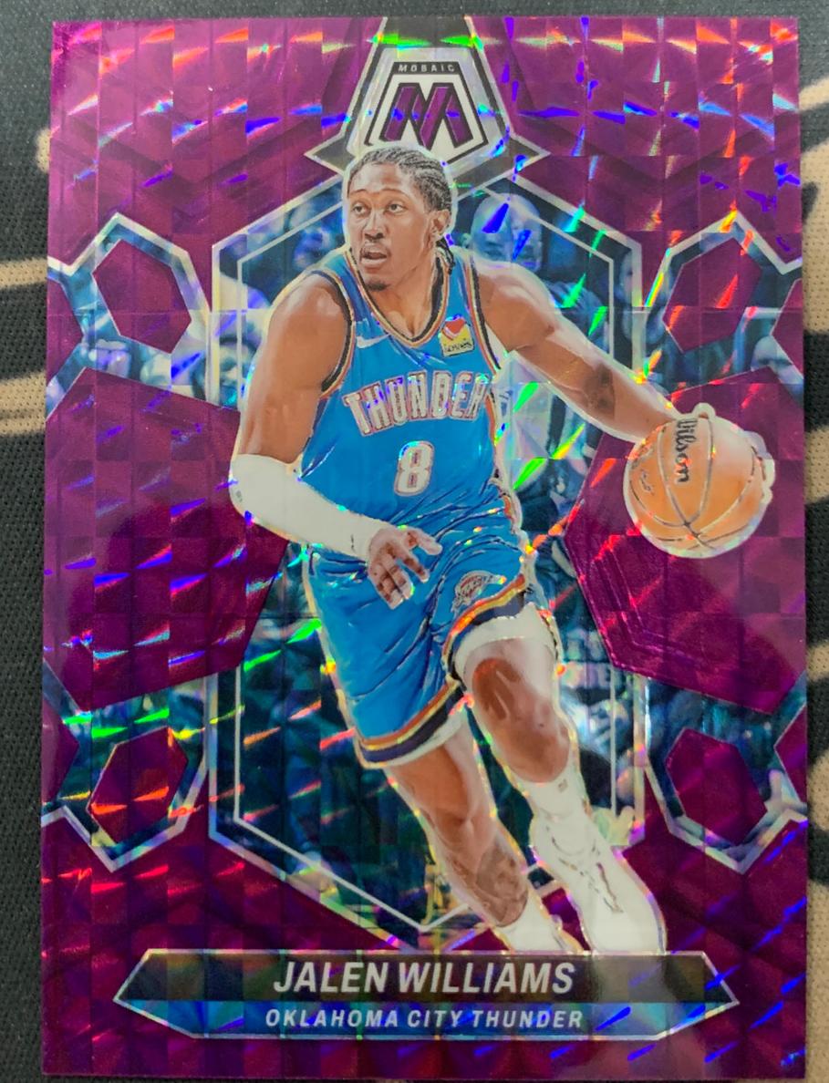 2023 Panini Mosaic Basketball Purple Jalen Williams #41
