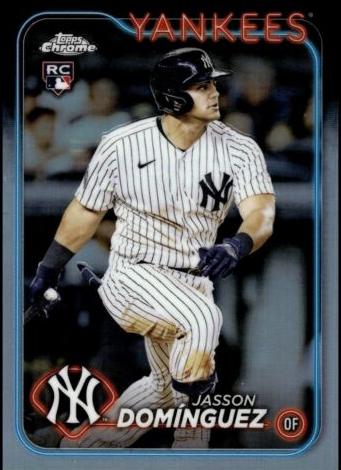 2024 Topps Chrome Baseball Refractor Jasson Dominguez #89