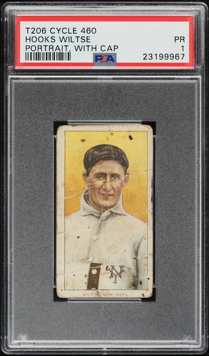1909-11 T206 Baseball Portrait - With Cap Hooks Wiltse #NNO