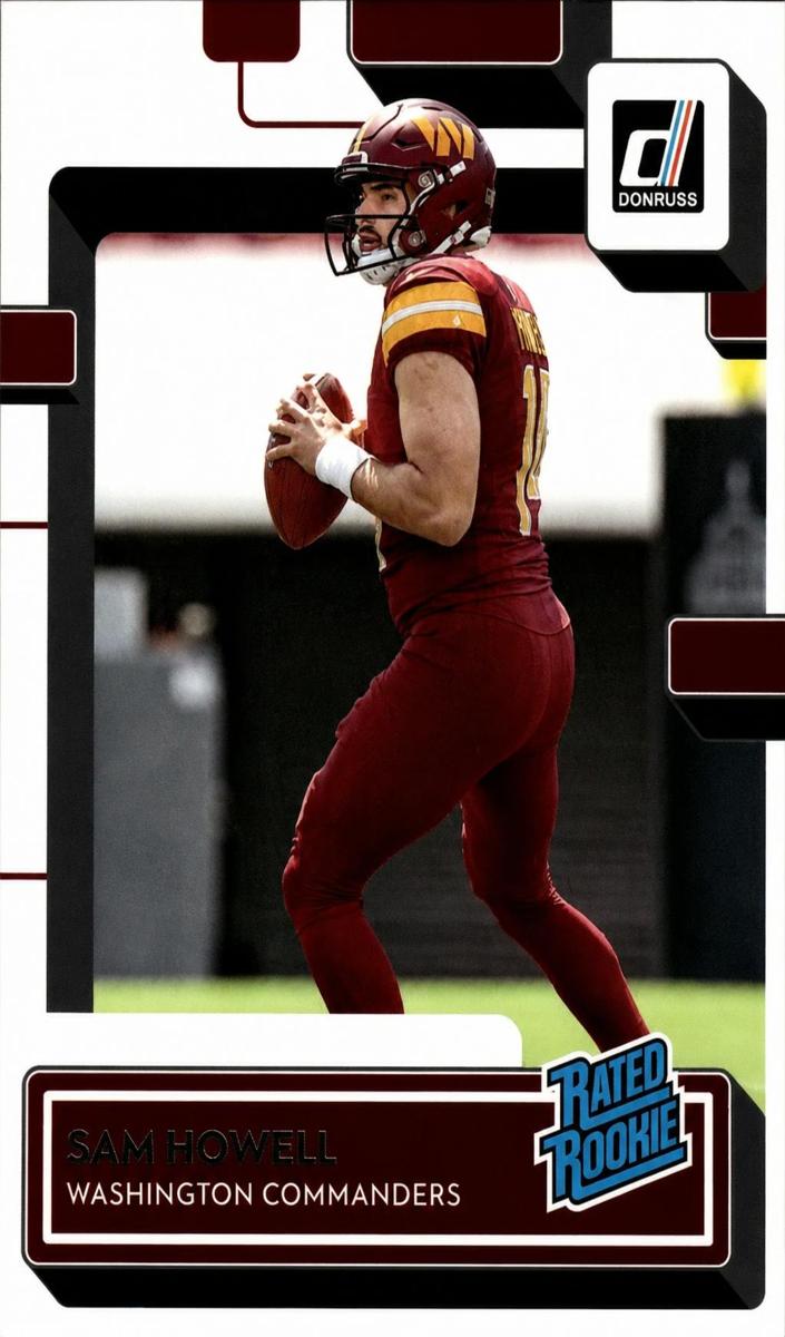 2022 Panini Clearly Donruss Football Sam Howell #55