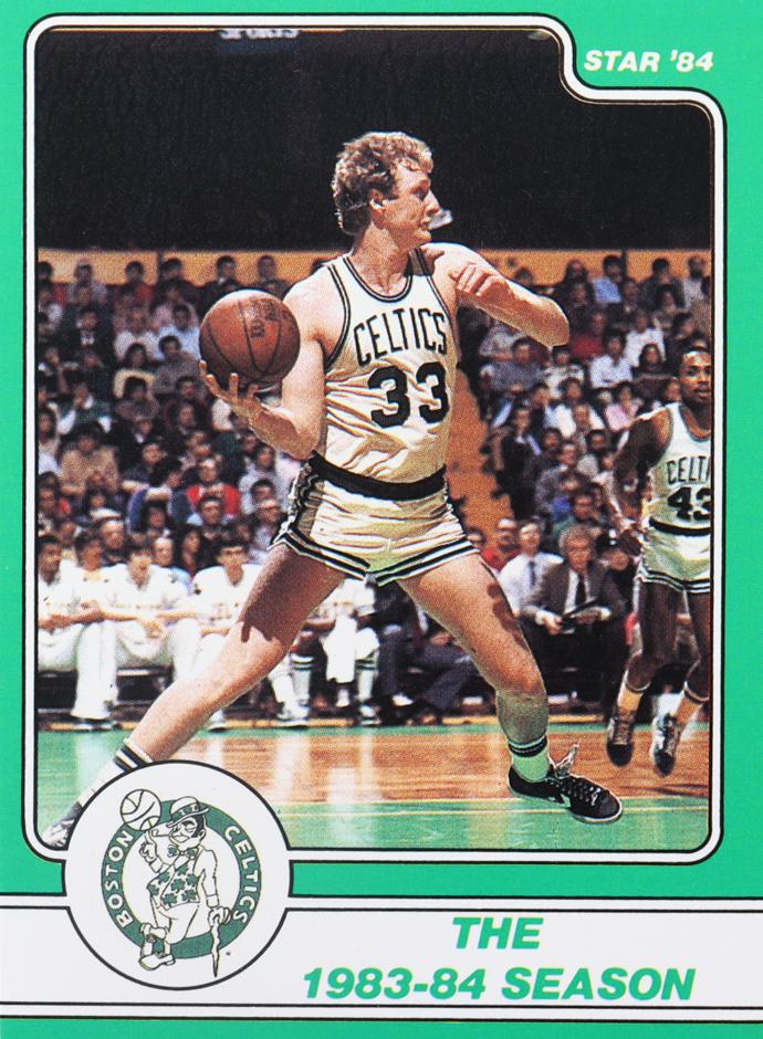 1984 Star Basketball 1983-84 Season Larry Bird #11 PSA 10
