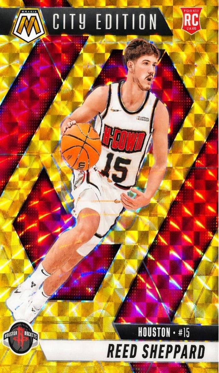 2024 Panini Mosaic Basketball Reactive Yellow Reed Sheppard #276