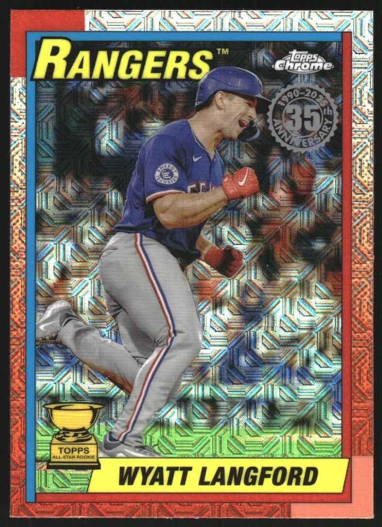 2025 Topps Baseball Wyatt Langford #T90C-85 PSA 9