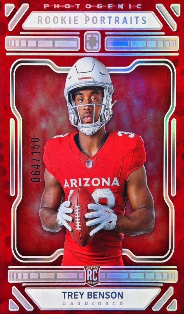 2024 Panini PhotoGenic Football Silver Trey Benson #170