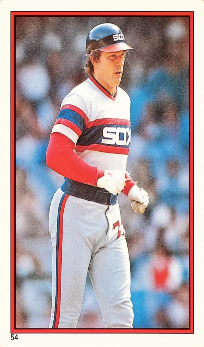 1983 Topps Stickers Baseball Carlton Fisk #54