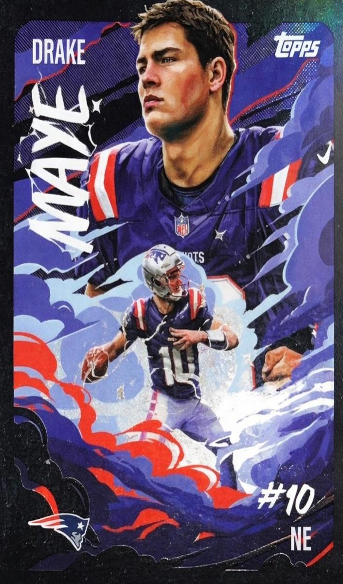 2025 Topps Chrome Football Drake Maye #UV-10