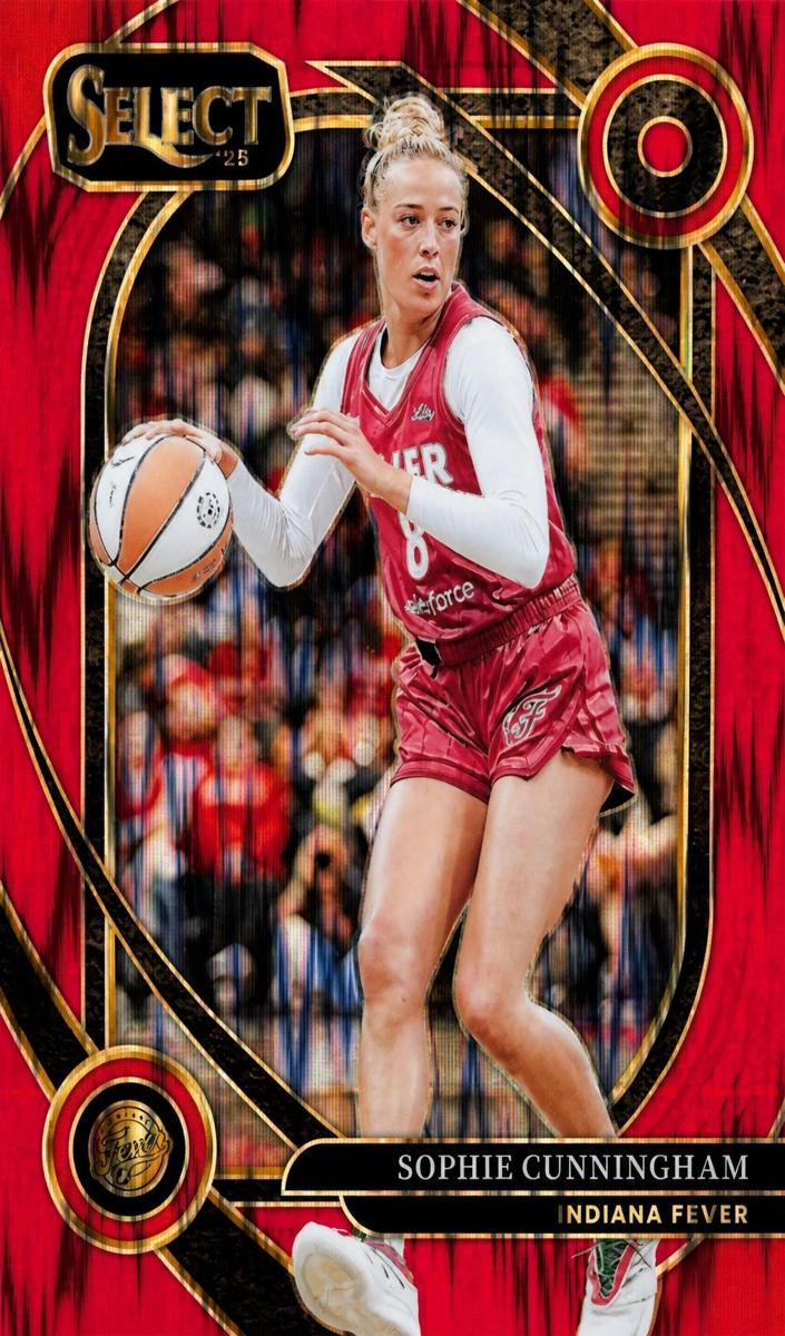 2025 Panini Select WNBA Basketball Red Flash Sophie Cunningham #212