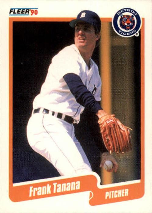 1990 Fleer Baseball Frank Tanana #616
