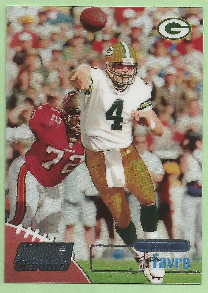 1998 Topps Stadium Club Football Brett Favre #SCC20 PSA 9