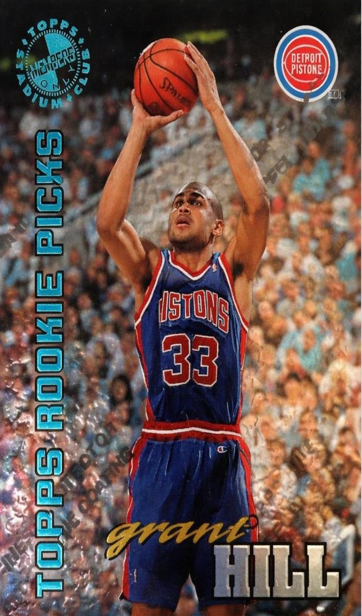 1994 Topps Stadium Club Basketball Grant Hill #48 PSA 10