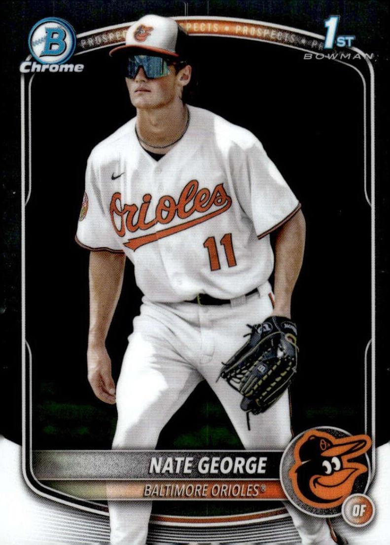 2025 Bowman Chrome Prospects Baseball Nate George #BCP-184 PSA 10