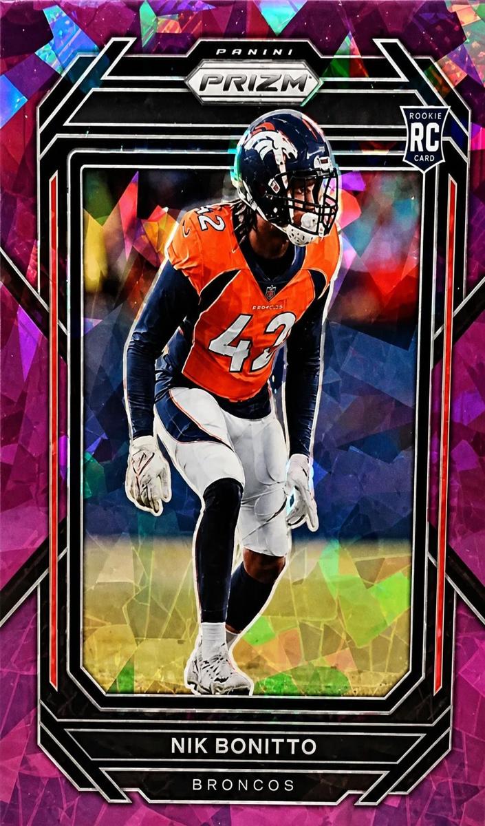 2022 Panini Prizm Football Purple Ice Nik Bonitto #398