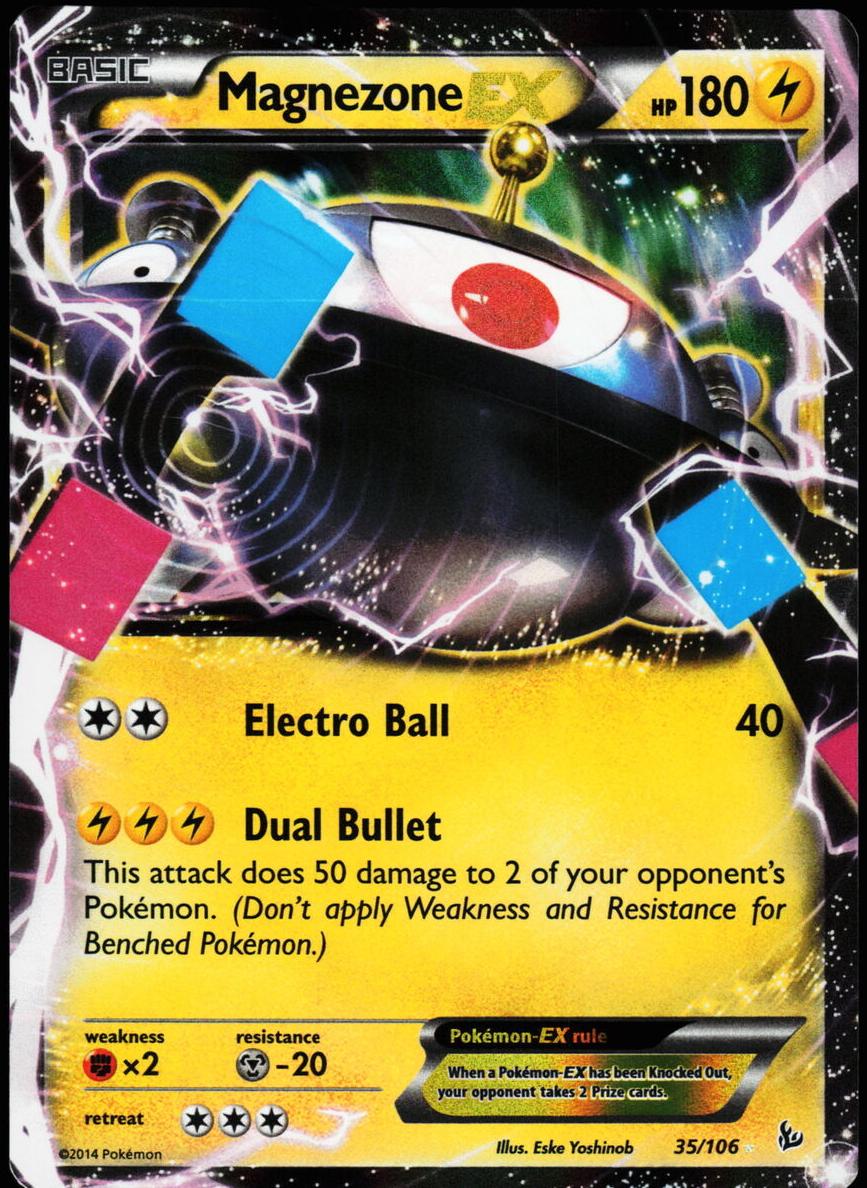 2014 Pokemon XY Flashfire Magnezone #35