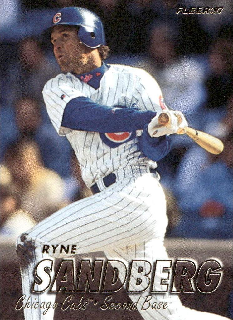 1997 Fleer Baseball Ryne Sandberg #282