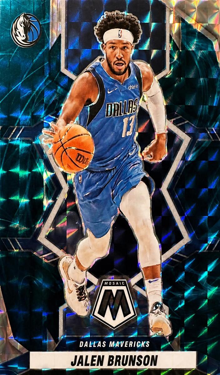 2021 Panini Mosaic Basketball Genesis Jalen Brunson #117