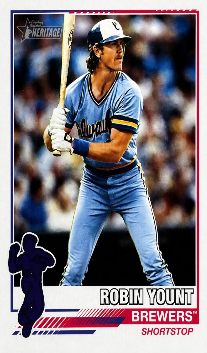 2025 Topps Heritage Baseball Robin Yount #76R-10