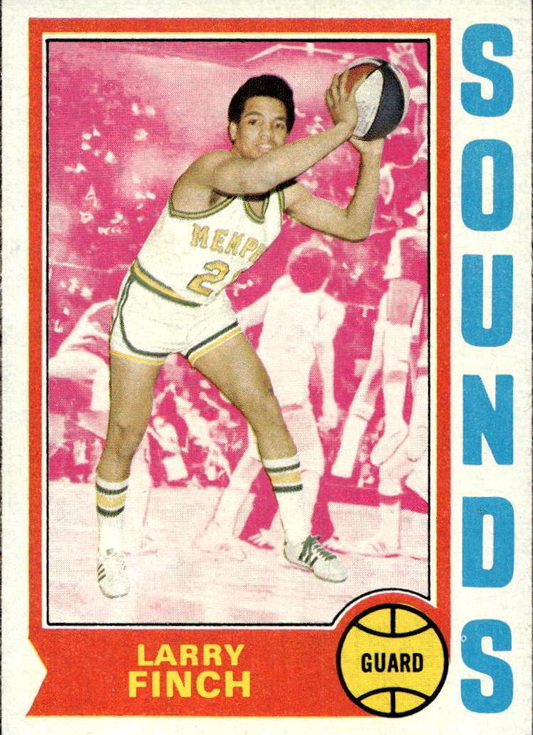 1974 Topps Basketball Larry Finch #215 PSA 9