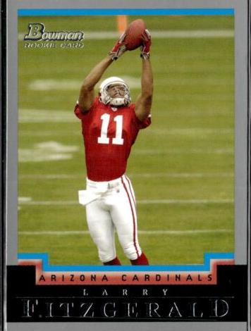 2004 Bowman Football Larry Fitzgerald #125