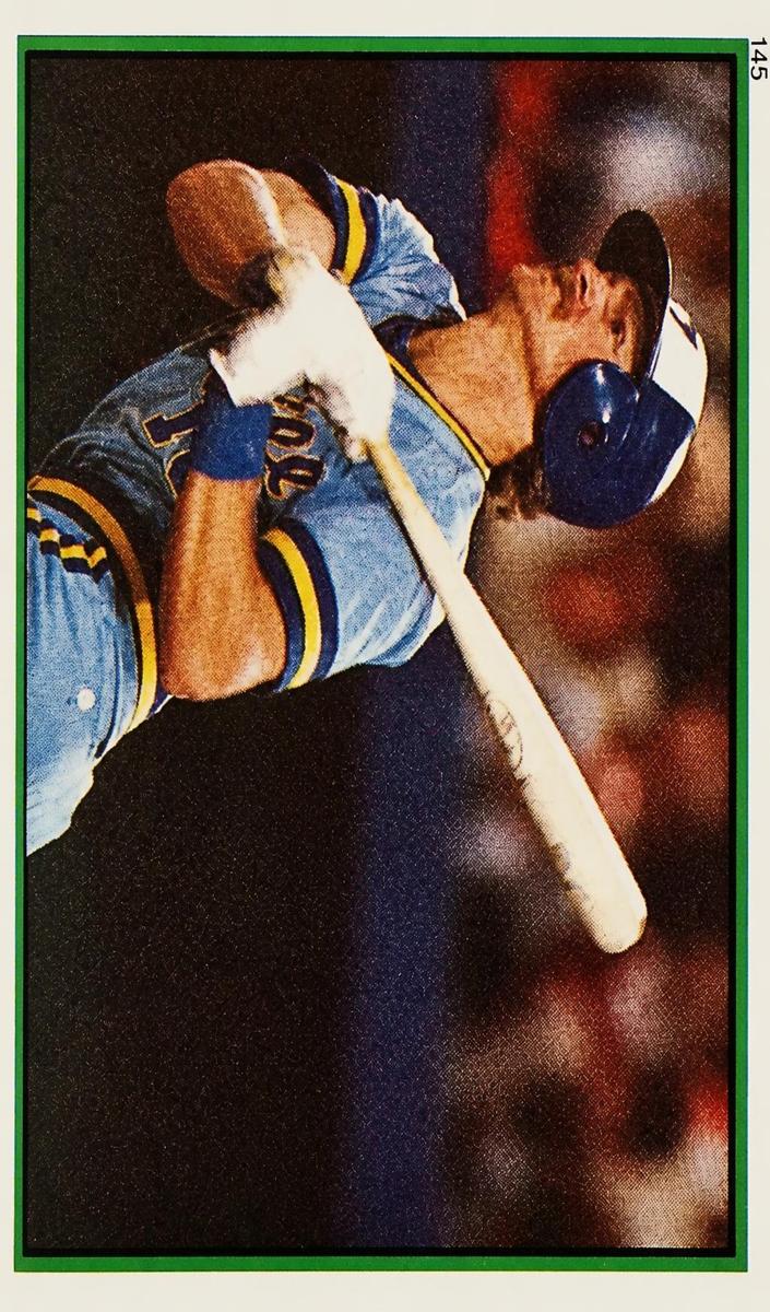 1983 Topps Stickers Baseball Robin Yount #145 PSA 10
