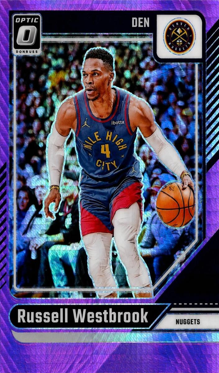 2024 Donruss Optic Basketball Hyper Pink Russell Westbrook #15 PSA 10