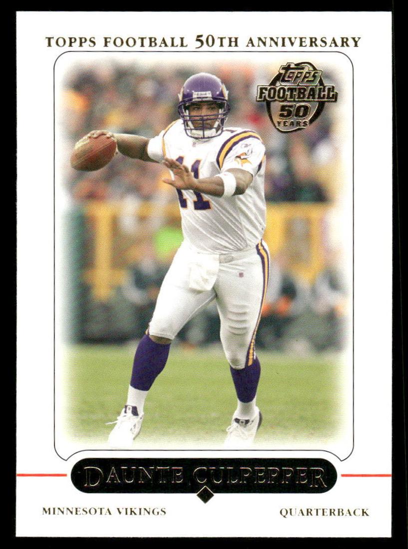 2005 Topps Football Daunte Culpepper #13 PSA 9