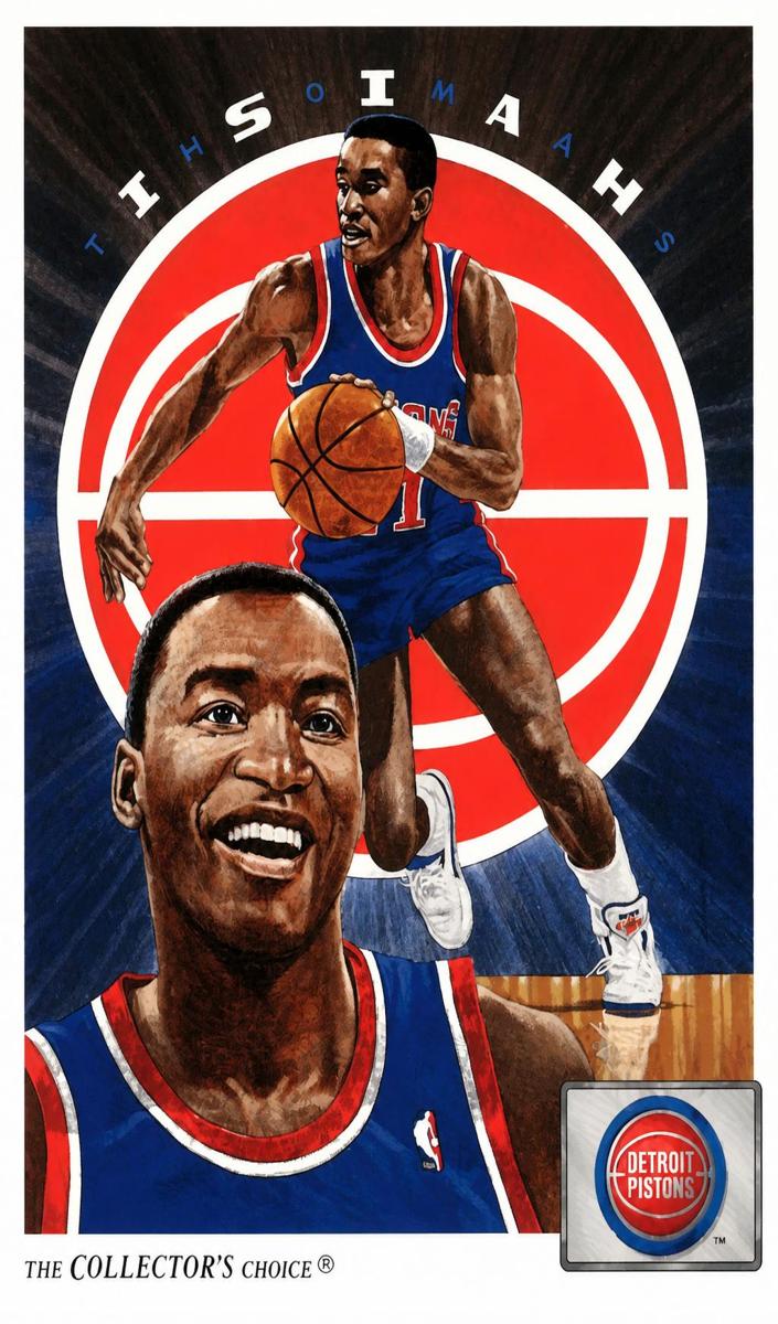 1991 Upper Deck Basketball The Collector's Choice Isiah Thomas #91 PSA 9