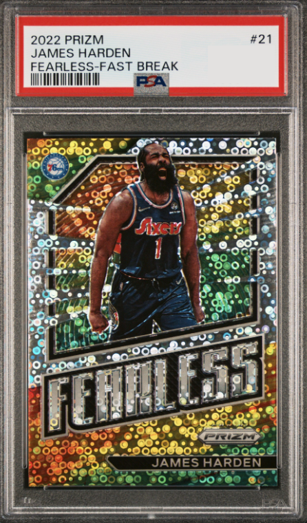 2022 Panini Prizm Basketball Fast Break James Harden #21