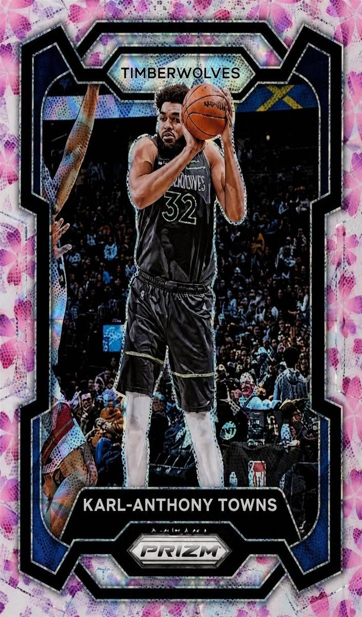 2023 Panini Prizm Basketball Choice Cherry Blossom Karl-Anthony Towns #78