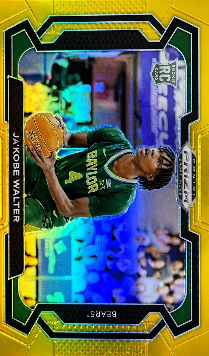2024 Panini Prizm Draft Picks Basketball Gold Ja'Kobe Walter #9