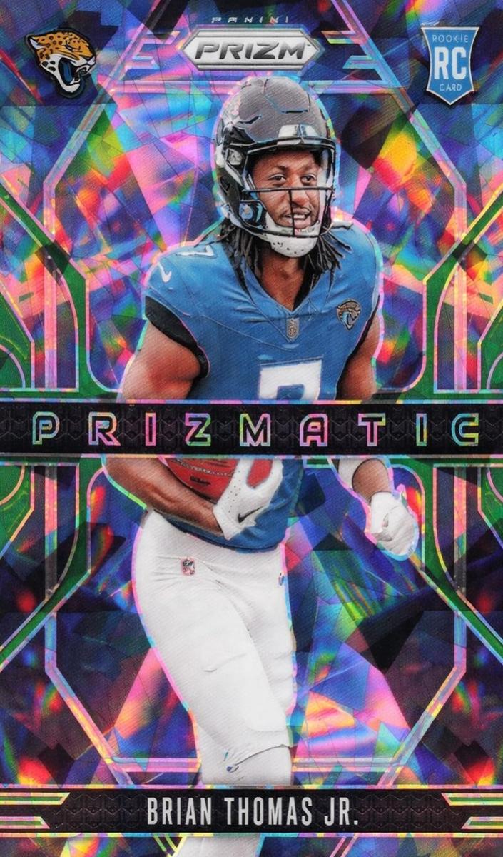 2024 Panini Prizm Football Green Ice Brian Thomas Jr. #19