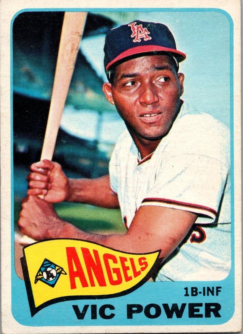 1965 Topps Baseball Vic Power #442