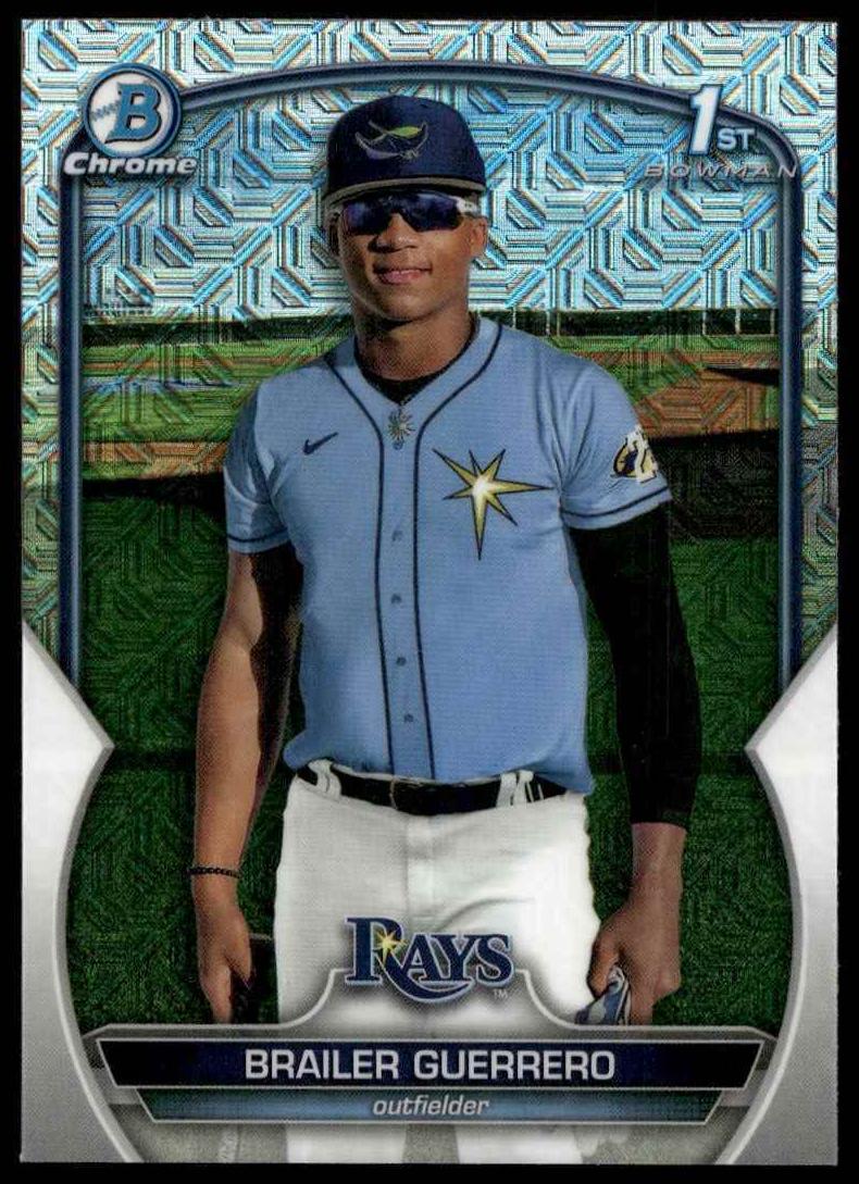 2023 Bowman Chrome Prospects Baseball Refractor Brailer Guerrero #BCP-240 PSA 10