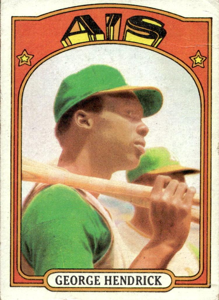 1972 Topps Baseball George Hendrick #406 PSA 7