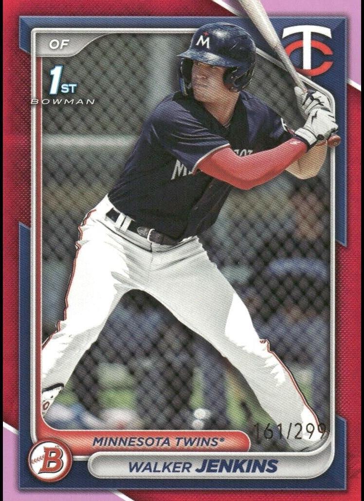 2024 Bowman Prospects Baseball Fuchsia Walker Jenkins #BP-43