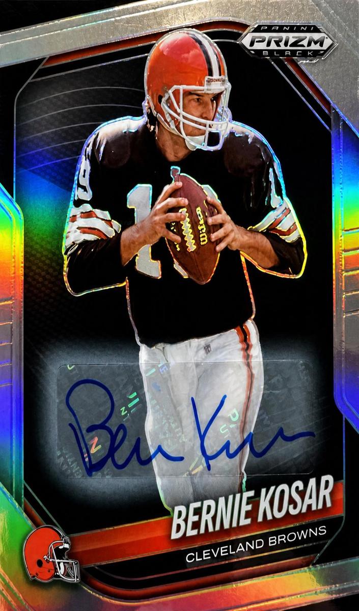 2025 Panini Prizm Black Football Silver Bernie Kosar #31