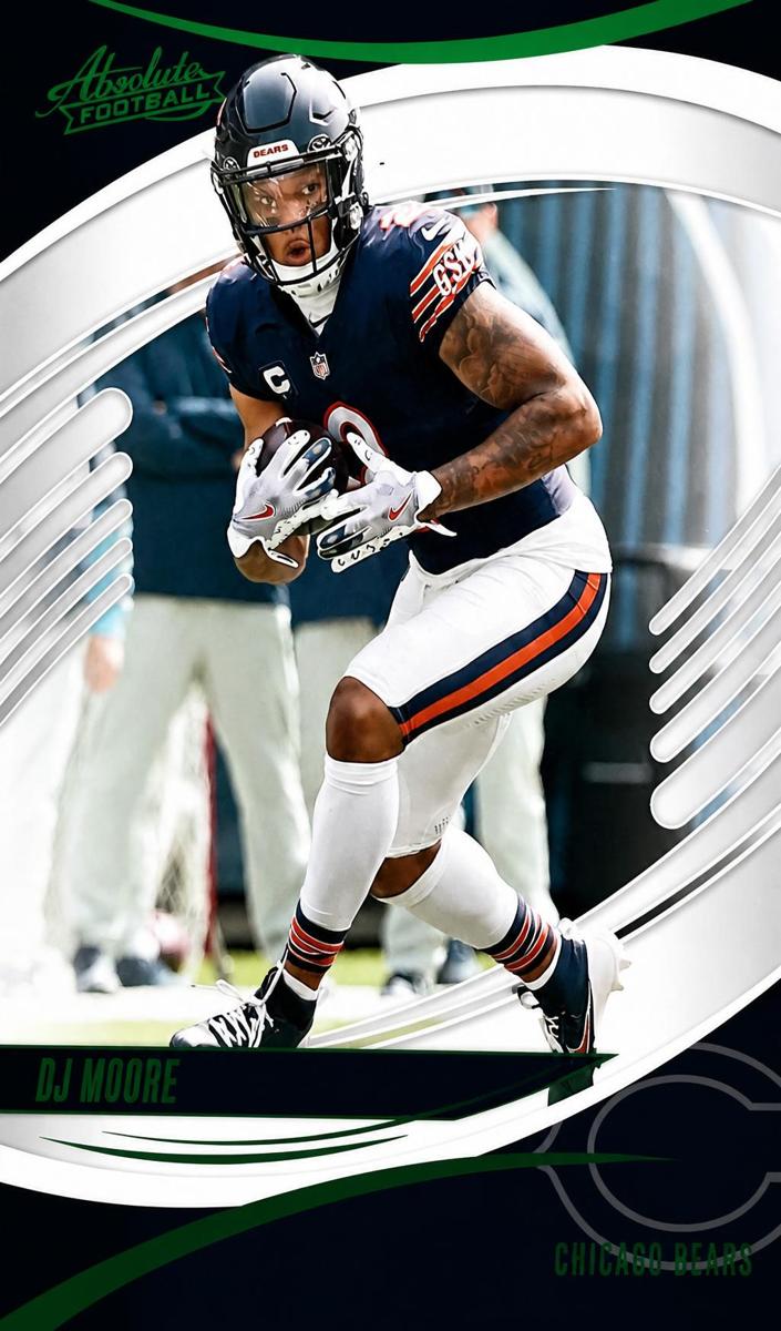 2025 Panini Absolute Football Green DJ Moore #30