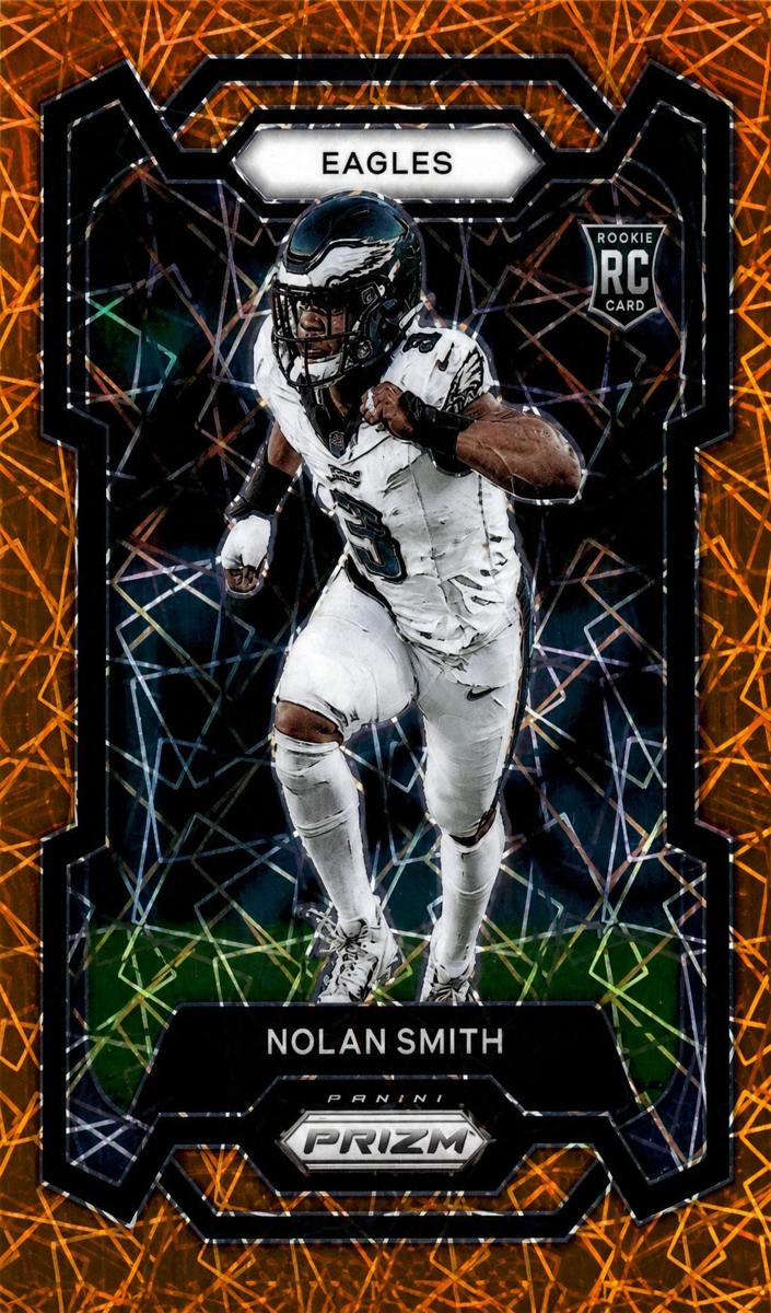 2023 Panini Prizm Football Lazer Nolan Smith #382 PSA 10